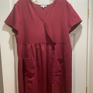 Maroon dress